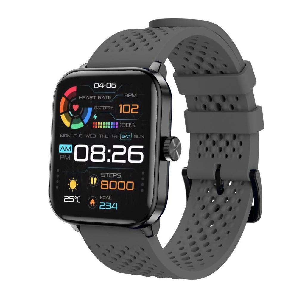 Rainbuvvy F19 GPS Smart Sports Watch 1.85inches Screen IP68 Waterproof 280mAh Android OS Smart Bracelet for Men and Women