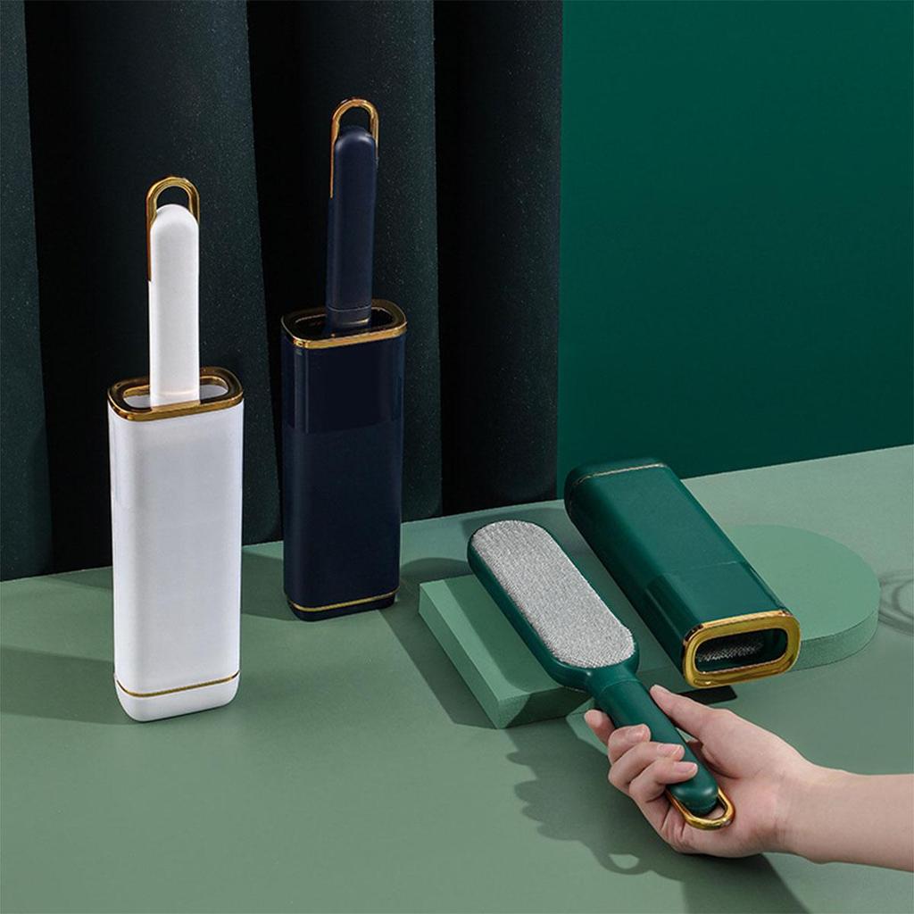 Lint Brush and Pet Hair Remover for Laundry, Clothes, Couches, Car Seats, Furniture and Fabric, Reusable Hair Removal Brush, Double-Sided Lint Roller