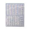 Silicone Mould for Embossed Nail Art Stickers Intricate Floral Lace Bowknot Designs Crafting Easy Application