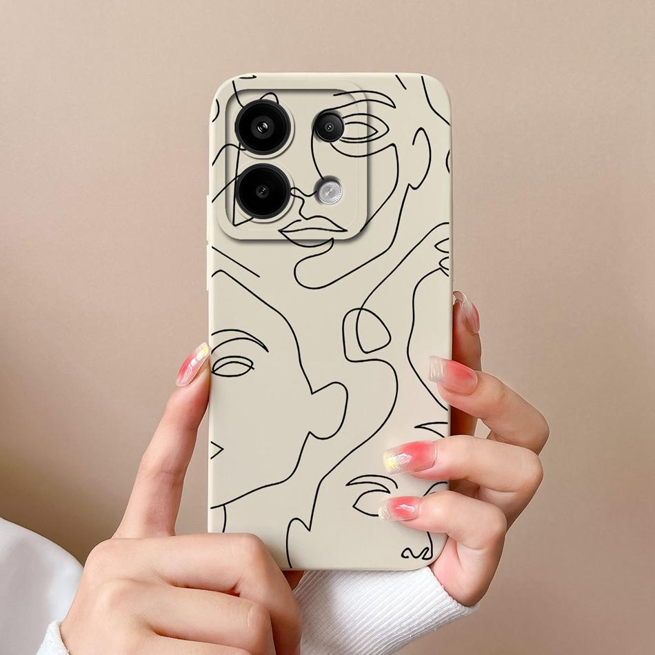 

Case For Xiaomi Poco X6 Pro Anime Soft Liquid Silicone Full Protection Shockproof Phone Cover For PocoX6 X6Pro Protector Coque Poco X6