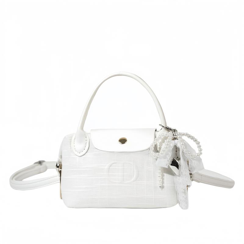 

DIOR Bag [Customized Cosmetic Bag] Canvas White Moonlight, niche high-end, trendy, commuting, exquisite, fashionable, versatile, classic, portable,