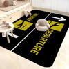 Arrival And Departure Flight Airport Floor Mat Rectangle Anti-slip Home Soft Badmat Front Door Outdoor Mat Welcome Doormat