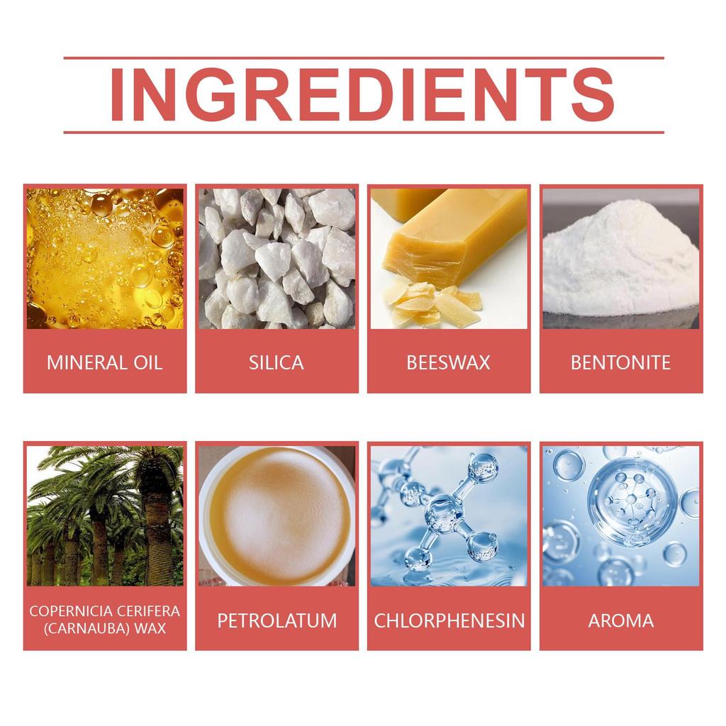 Homonth Car Scratch Repair Wax 120g Car Wax Polish  Long Lasting Protection Easy To Apply Removes Scratches Oxidation Vehicle Paint