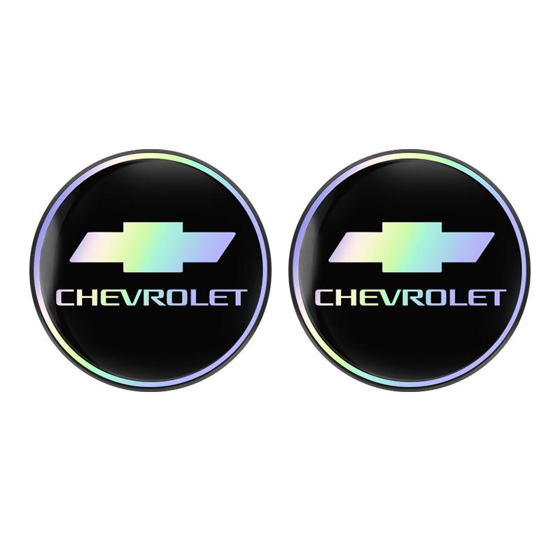 

2Pcs Car Emblem Water Cup Pad Color Insulated Coasters Mat For Chevrolet Corvette Montana TrailBlazer Silverado Traverse Camaro