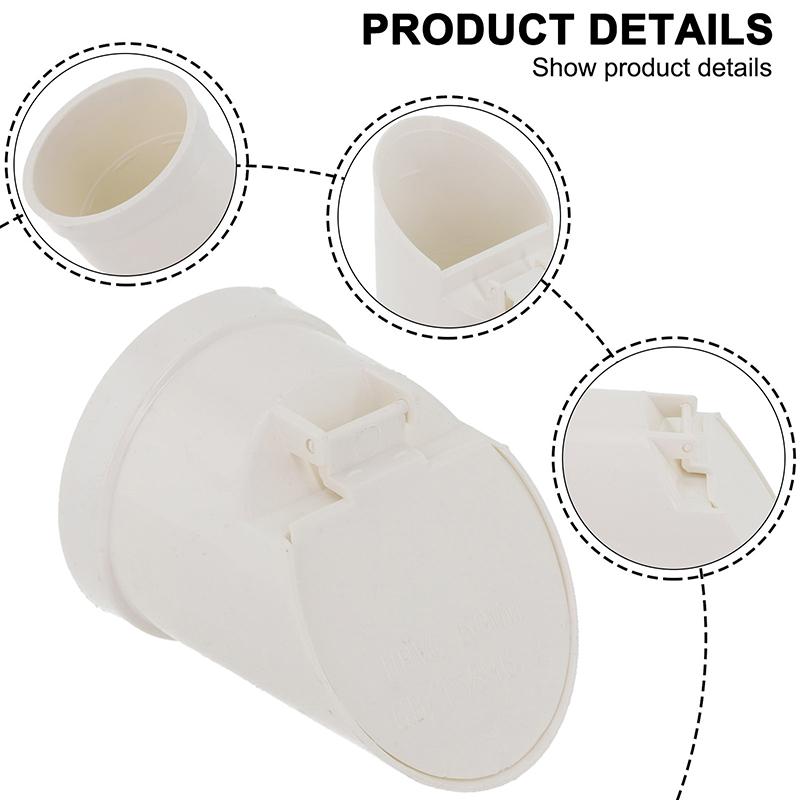 50/75/110/160Mm Drain Pipe Floor Drains Sewage Pipe Large Displacement Anti Odor Anti-Rat Cover Septic Tank Outdoor Pipe Valve