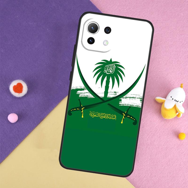 Saudi Arabia Flag Case For Xiaomi 15 13 14 Ultra 14T 11T 12T 13T Pro POCO X7 Pro X3 X5 X6 F5 F6 M6 Pro Cover