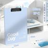 Simple Plastic A4 File Folder Thickened Hangable Storage Writing Pad Writing Splint Office School