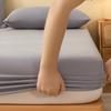 Piece 1 Of Solid Matte Bedsheet, Light Gray Bedspread For Bedroom, Bedding Excluding Pillowcases