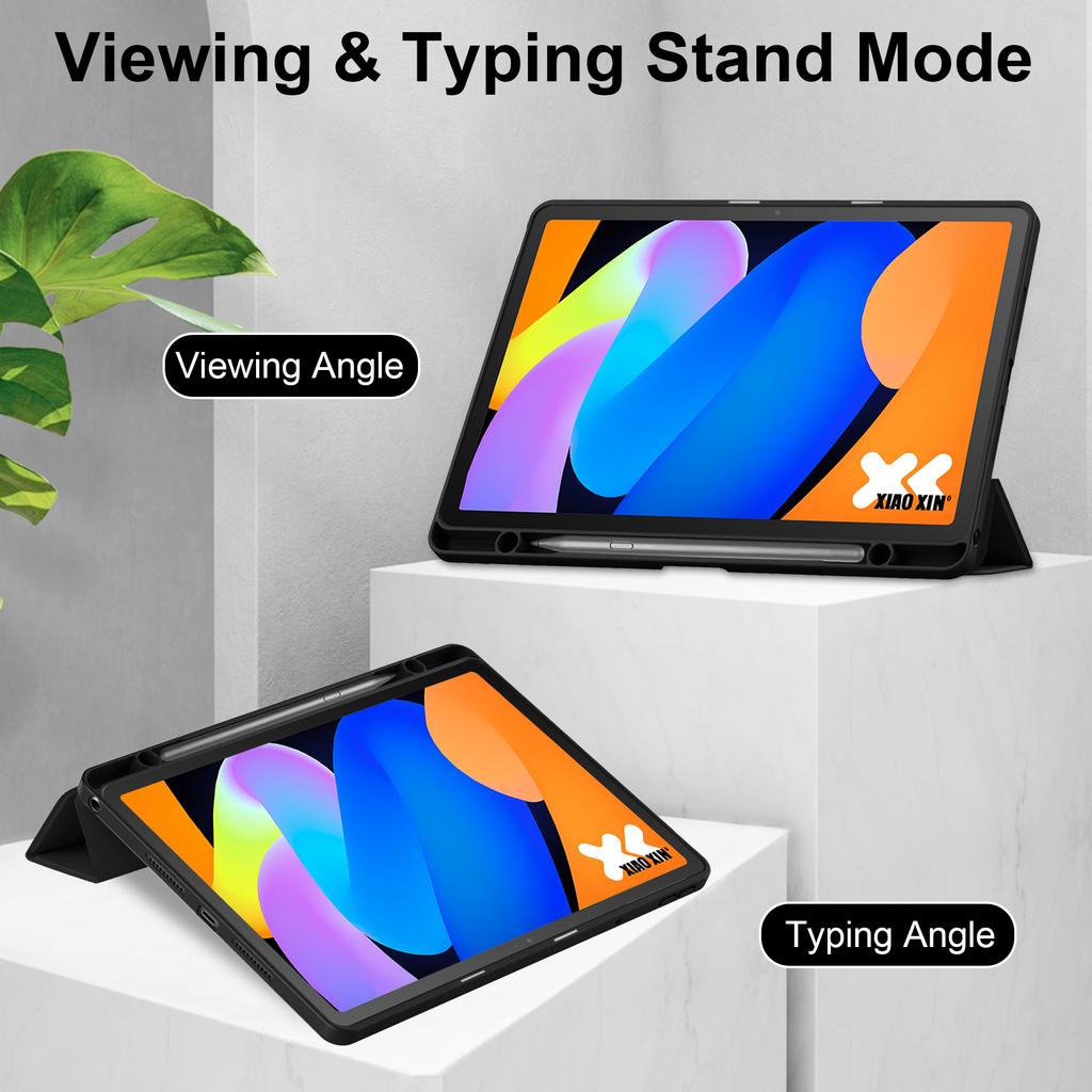 Etui na tablet do Lenovo ldea Tab 11, etui na tablet typu Tri-Fold ze stojakiem, okładka typu Folio z wieloma kątami