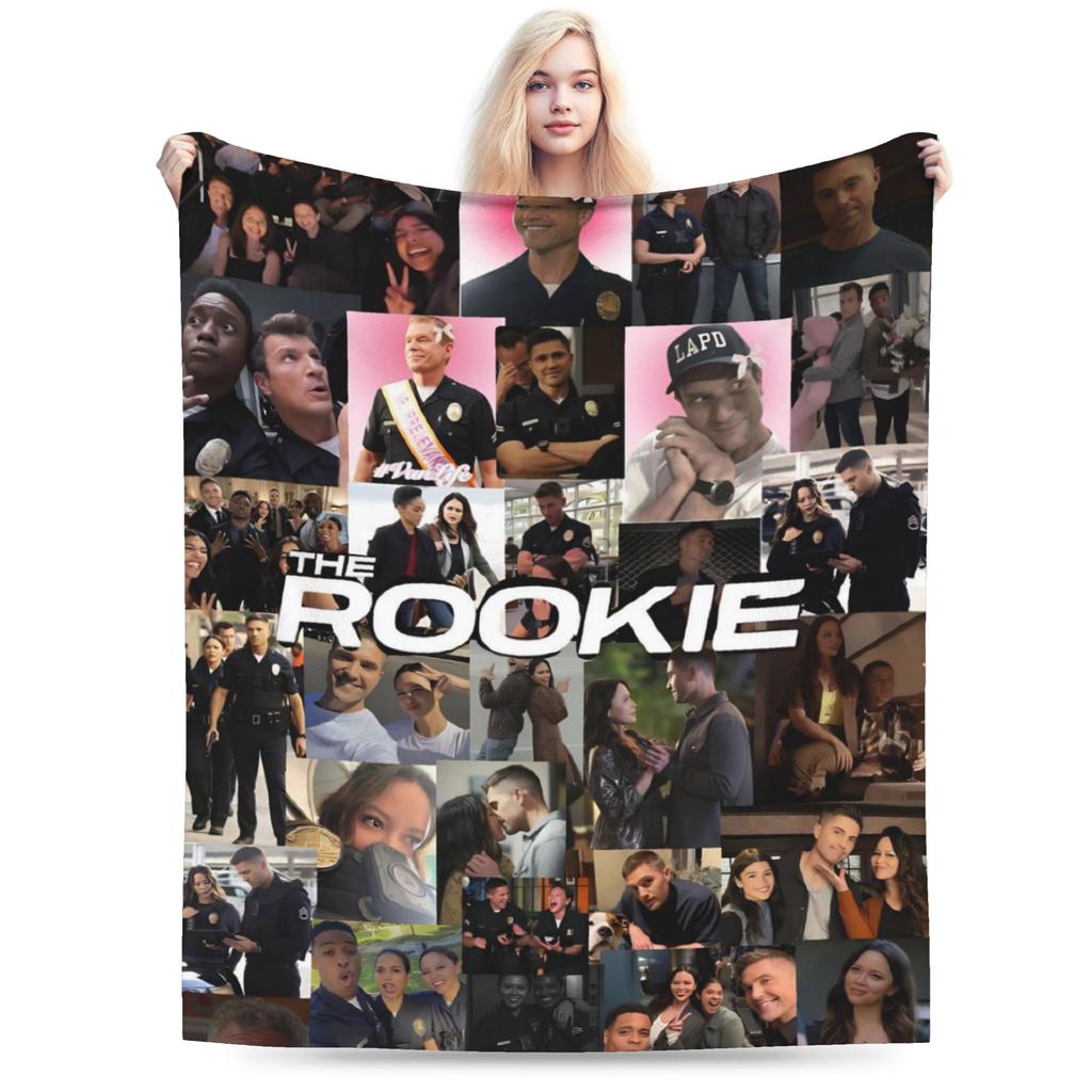 Coperte in pile per la serie TV The Rookie Coperte Morbidissime Rilassanti per Biancheria da Letto Biancheria da Letto Coperte