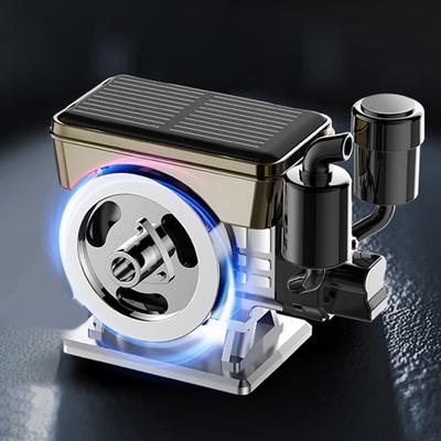 Solar Engine Diffuser Rotating Car Aromatherapy Device for Freshening the Air