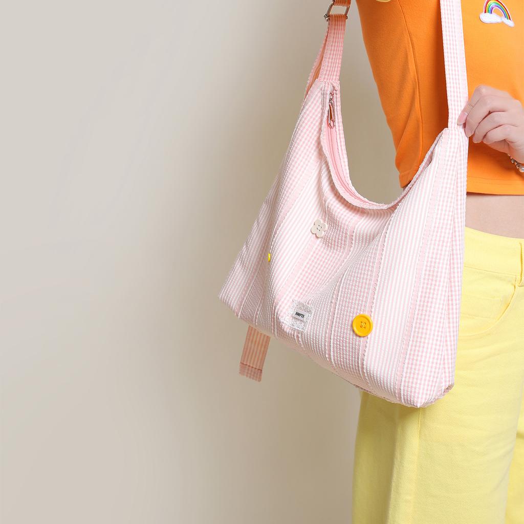 Minority Girl Dopamine Tote Bag, College Student Class Bag, Crossbody Bag