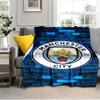 City Football Club Printed Throws Blanket Soft Flannel Blankets for Couch Bed Gifts for Men Women Picnic Blanket Christmas Gifts