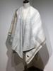 Women's Double-Sided Plaid Lambswool Scarf - Warm, Colorful Autumn/Winter Cloak for Cold Protection