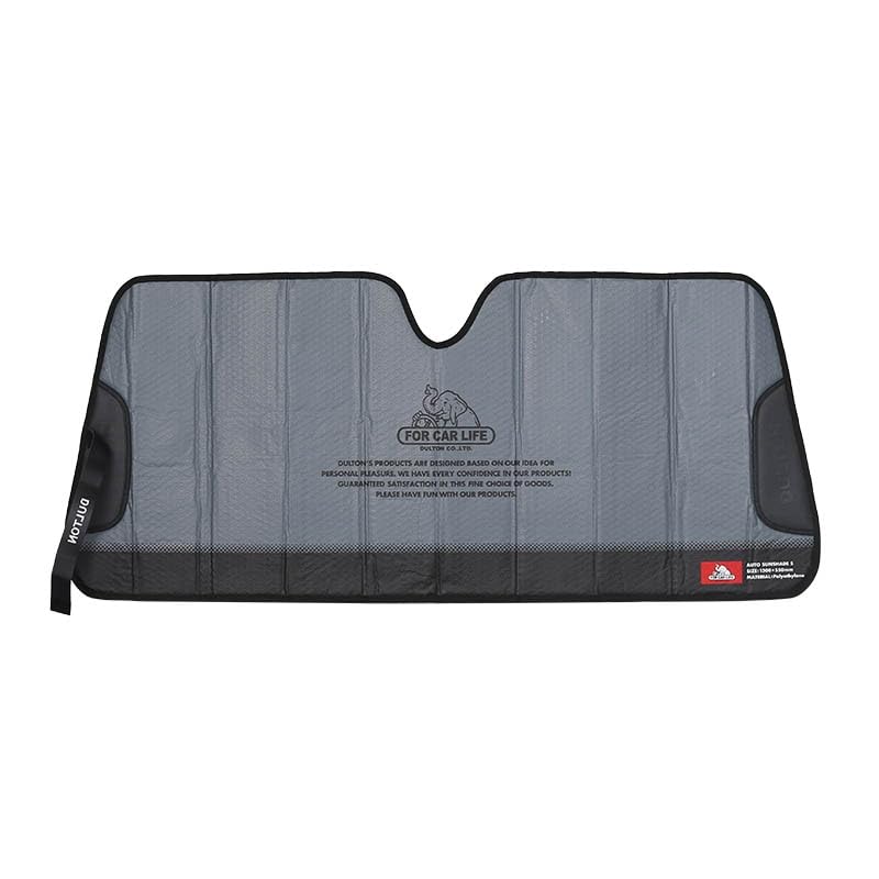 Dulton Auto Sunshade S Gray FOR CAR LIFE Car Sunshade Sunshade Light Blocking Heat Blocking UV Protection 56cm 130cm Height Width V21-0355S/GY