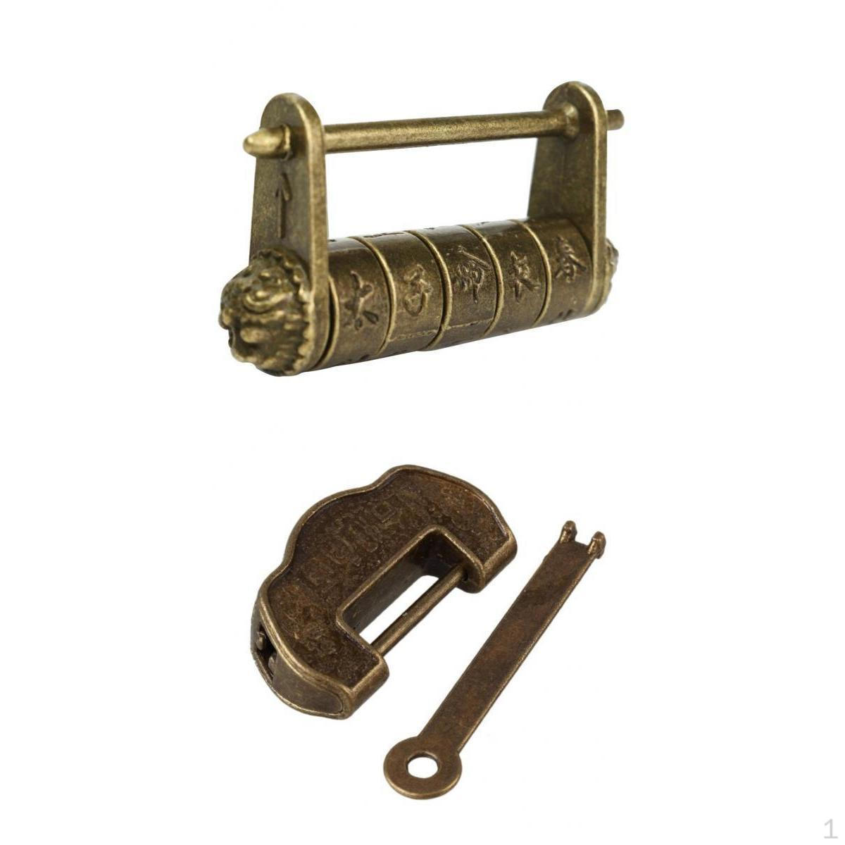 

Vintage Chinese Style Padlock Lock with and Password