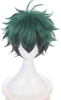 Izuku Midoriya Cosplay Wig Wig for School Cultural Photo Costume Includes Wig - Heat-resistant Cosplay, Costume, Event, Christmas, Halloween,