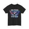 Eagle and Flag 250 Years 1776-2026 250th Birthday T-Shirt