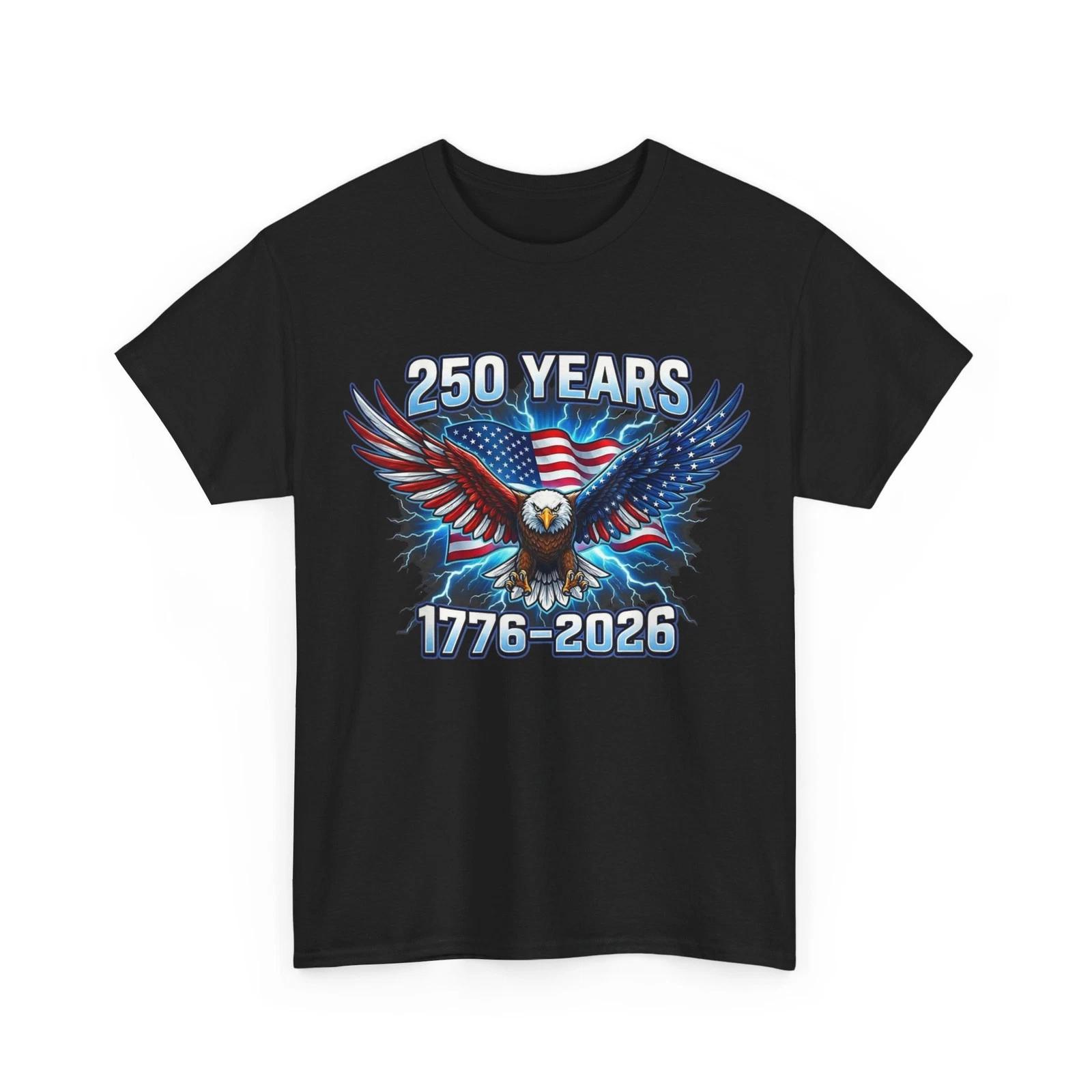 Орел и Флаг 250 Лет 1776-2026 250-й День Рождения Футболка XL