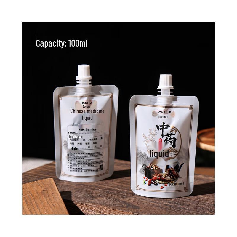 Food-Grade Spouted Bags for TCM Liquid