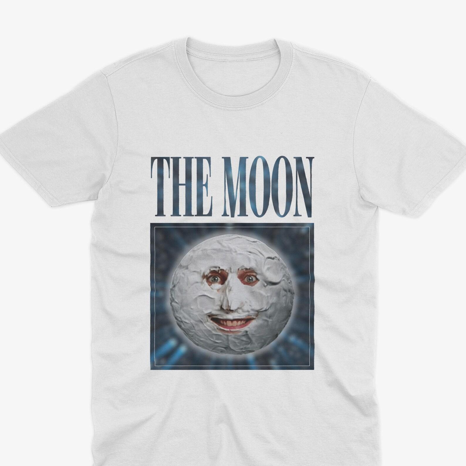THE MOON Retro T-Shirt, The Mighty Boosh T-Shirt, Mighty Boosh Gift, Vince Mighty Boosh, Howard Moon, Old Gregg Crack Fox Mighty Boosh Moon 3XL