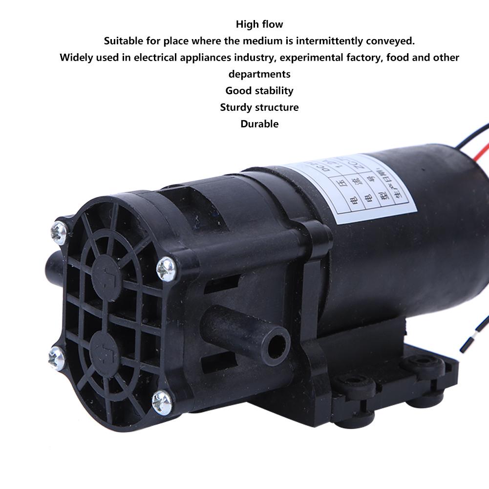 DC 24V Self Priming Pump Diaphragm Pump ZC750 for Water Purifier  Filling Machine