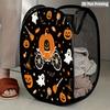 1Pcs Halloween Series 3 Pop-Up Laundry Hamper Expandable Mesh Hamper Basket for Room Bedroom Bathroom Organization Contemporary Storage