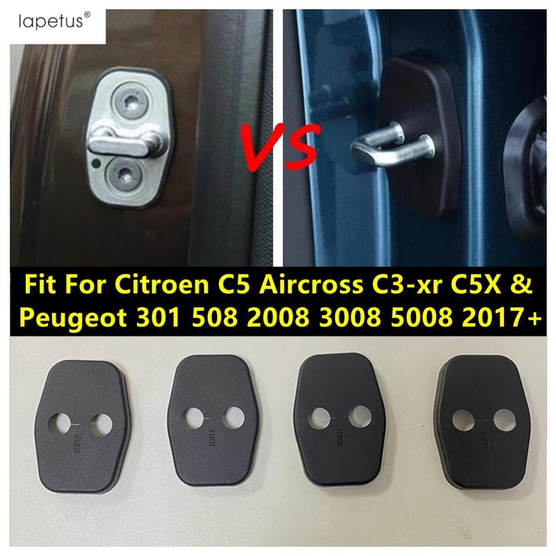 

Car Door Lock Buckle Cap Cover Trim Accessories For Citroen C5 Aircross C3-xr C5X & Peugeot 301 508 2008 3008 5008 2017 - 2024