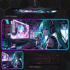 Anime Hatsune Miku One Piece Seven S Rgb Mouse Pad Super Large E-Sports Animation Game Anime Fps Table Mat