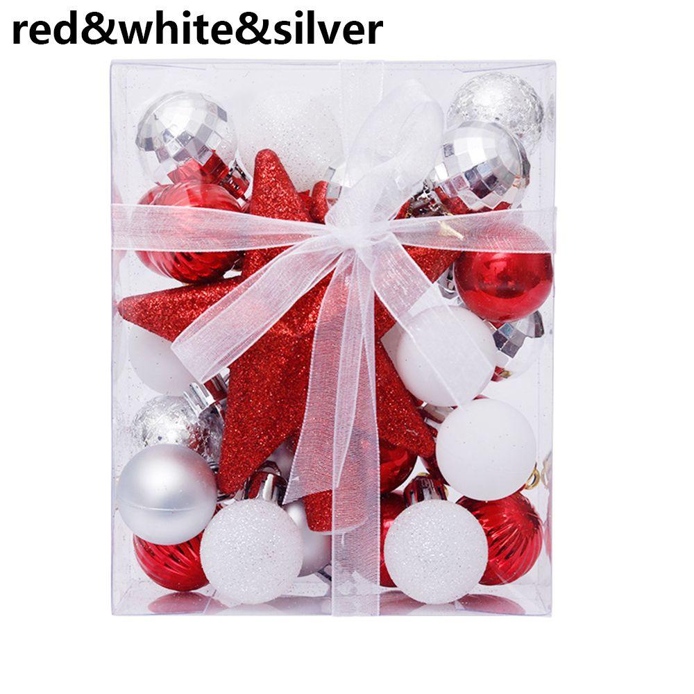 3CM Party Supplies Crafts DIY Gifts Xmas Hanging Ball Bauble Christmas Tree Decoration Drop Pendant