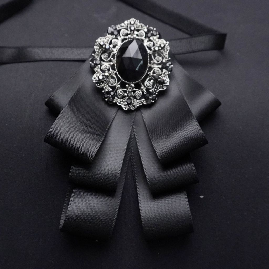 Mens Highend Korean Style Suit Shirt Bow Tie Wedding Groom Corsage For Formal Events