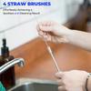 10 Pack Crevice Cleaning Brush Set,Hard Bristle Crevice Cleaning Brush,Wire Brushes and Straw Brush,Crevice Cleaning Tool for Kitchen,