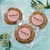 Handmade Love Kraft Paper Stickers, Round Adhesive Labels for Baking, Wedding Decorations, and Party Embellishments
