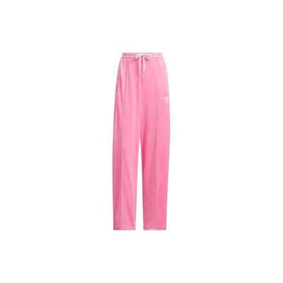 Originals x FEIFEI RUAN Klassische Retro-Jogginghose aus Samt mit hoher Taille, elastischem Kordelzug, Damenhosen, Rosa, IX4230