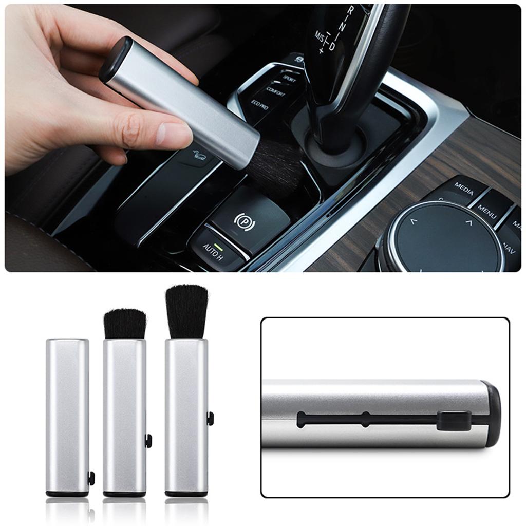 Mini Duster for Car Air Vent, Automobile Air Conditioner Cleaner and Brush, Dust Collector Cleaning Tools for Keyboard