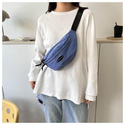 Trendy Brand Breast Bag Men's Simple Shoulder Bag Fanny Pack Sports Backpack Small Satchel Female Student Messenger Bag
