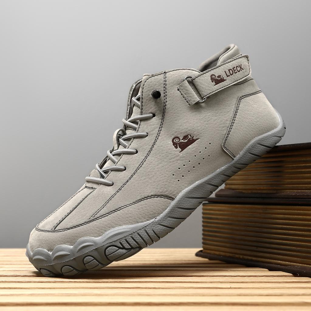 Men's Casual Shoes Short Boots Outdoor Casual Men's Boots Plus Velvet Large Size Men's Shoes Martin Boots