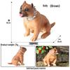 Solid Cute Animal Models: Squirrel, Shiba Inu, Teddy, Hamster, Panda, Flying Squirrel Car/Desktop Ornaments