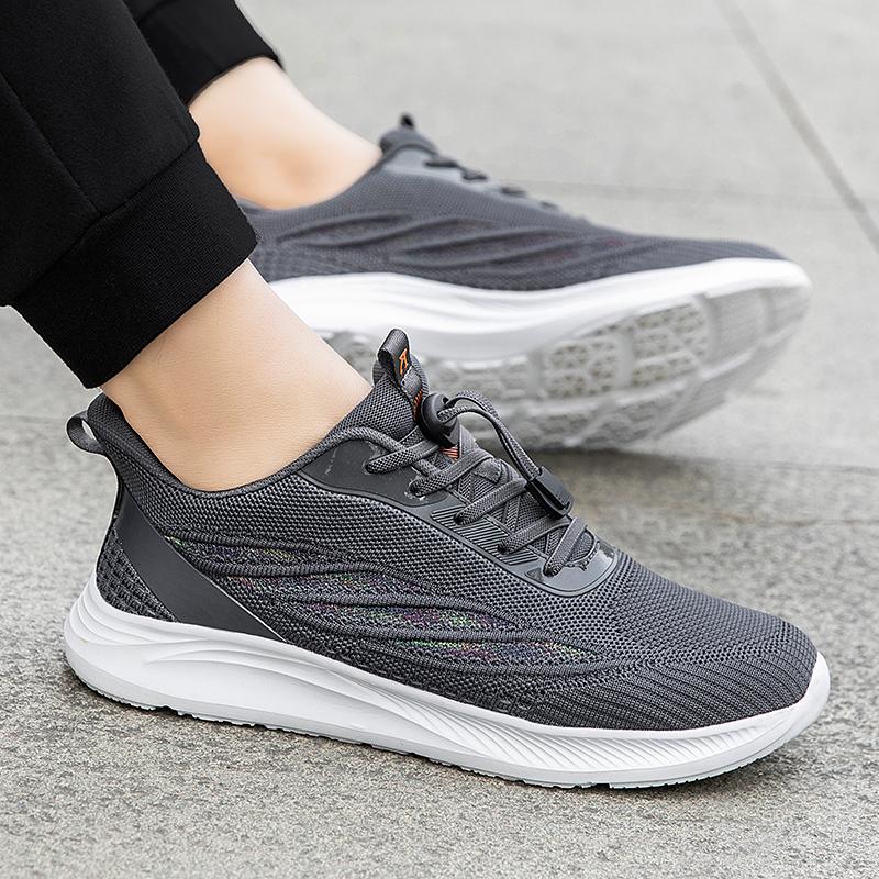 Brand Spring and Autumn Non-slip Lightweight Walking Shoes Casual Sports Breathable Mom Shoes