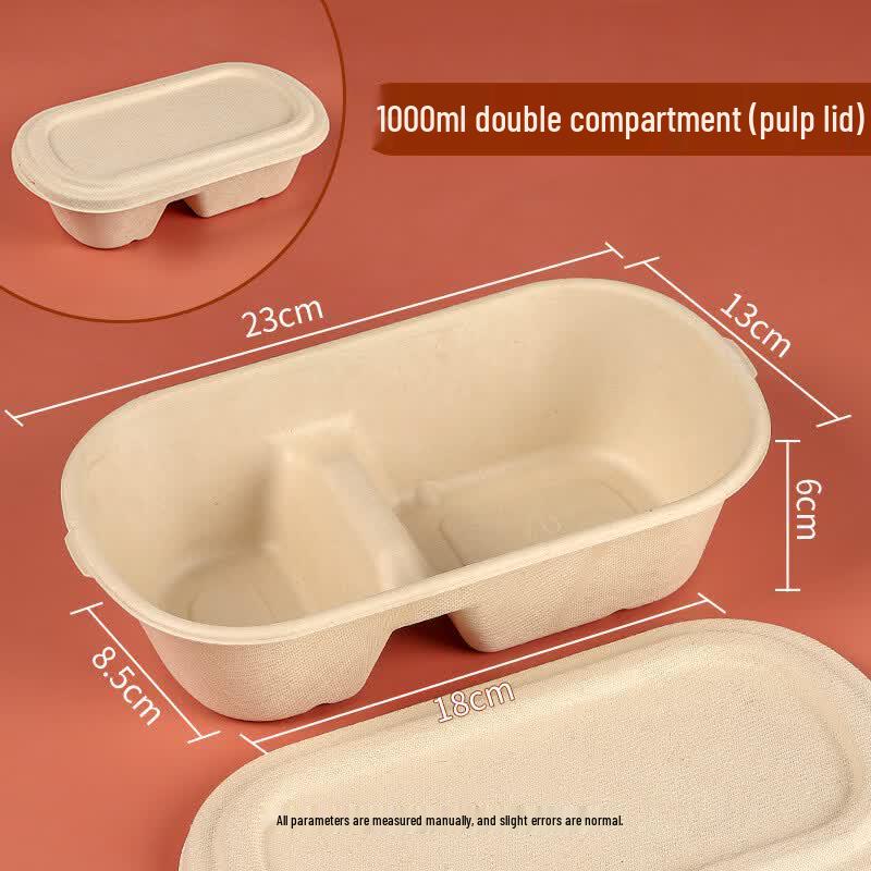 

Disposable Sugarcane Pulp Food Container