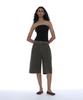 PARTIMENTO WOMEN Deconstructed Strapless Top_Black