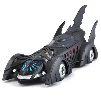1/18 Scale Classic Movie Car Second Chariots Batmobile Alloy Concept Bat Sports Car Metal Metal Racing Car Model Sound Light Kids Toys