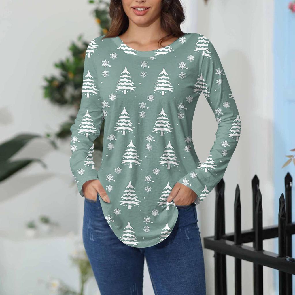 Koszulki damskie jesienne codzienne koszulki z długim rękawem bluza vintage z nadrukiem graficznym top pulower walentynki