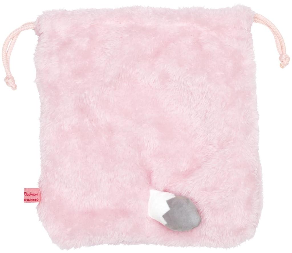 Skater Boa Drawstring Bag, Pochacco Friends, Sanrio, 25.5 x 20cm, ZKT1-A