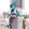 Novas Figuras Sentadas da Hatsune Miku de Anime de 14 CM kawaii Cabelo Longo Sakura Brinquedos de Ação Meninas Modelo de Figura de PVC Brinquedos Menina