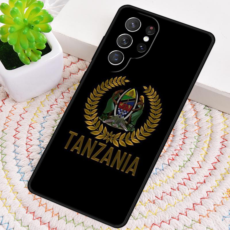 Tanzania Flag Coat Of Arms TPU Phone Case For Samsung Galaxy note 10 pro S26 S25 S24 S23 S22 Ultra Plus S21 FE S20 Cover