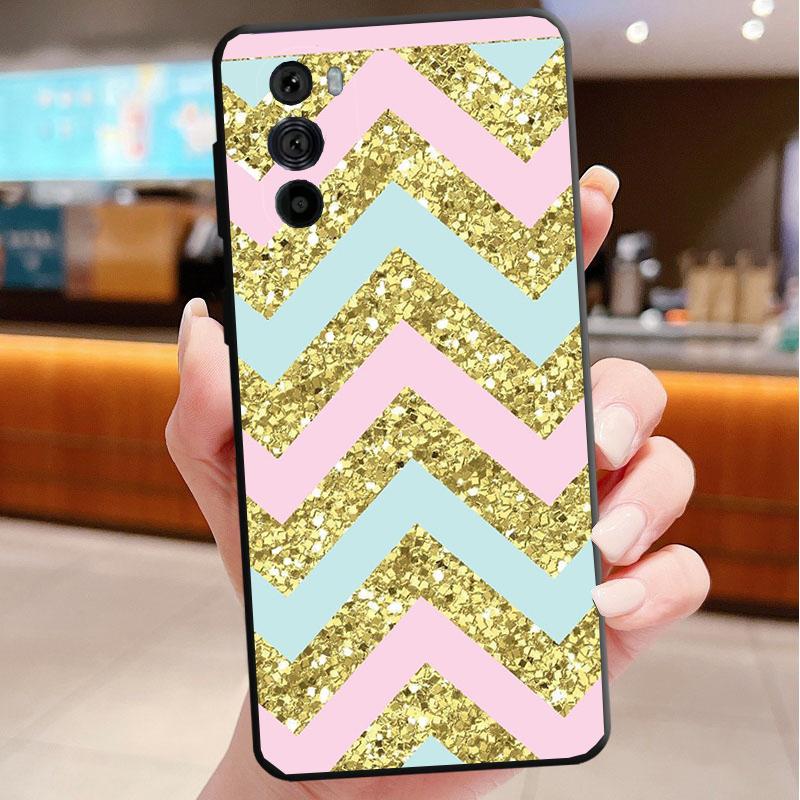 

Phone Case For Motorola Edge 50 40 Pro 60 50 40 30 Ultra Neo Fusion Moto G85 G72 G53 G54 G84 G13 G32 Zebra Wave Pattern Girly Moto G32
