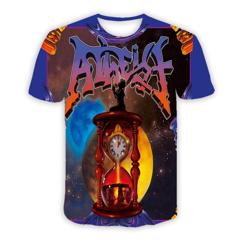 Ateistická  Značka  3D Tištěná  Ležérní Módní Trička Hip Hop Trička Harajuku Styly Topů Módní Oblečení  pro Ženy/muže