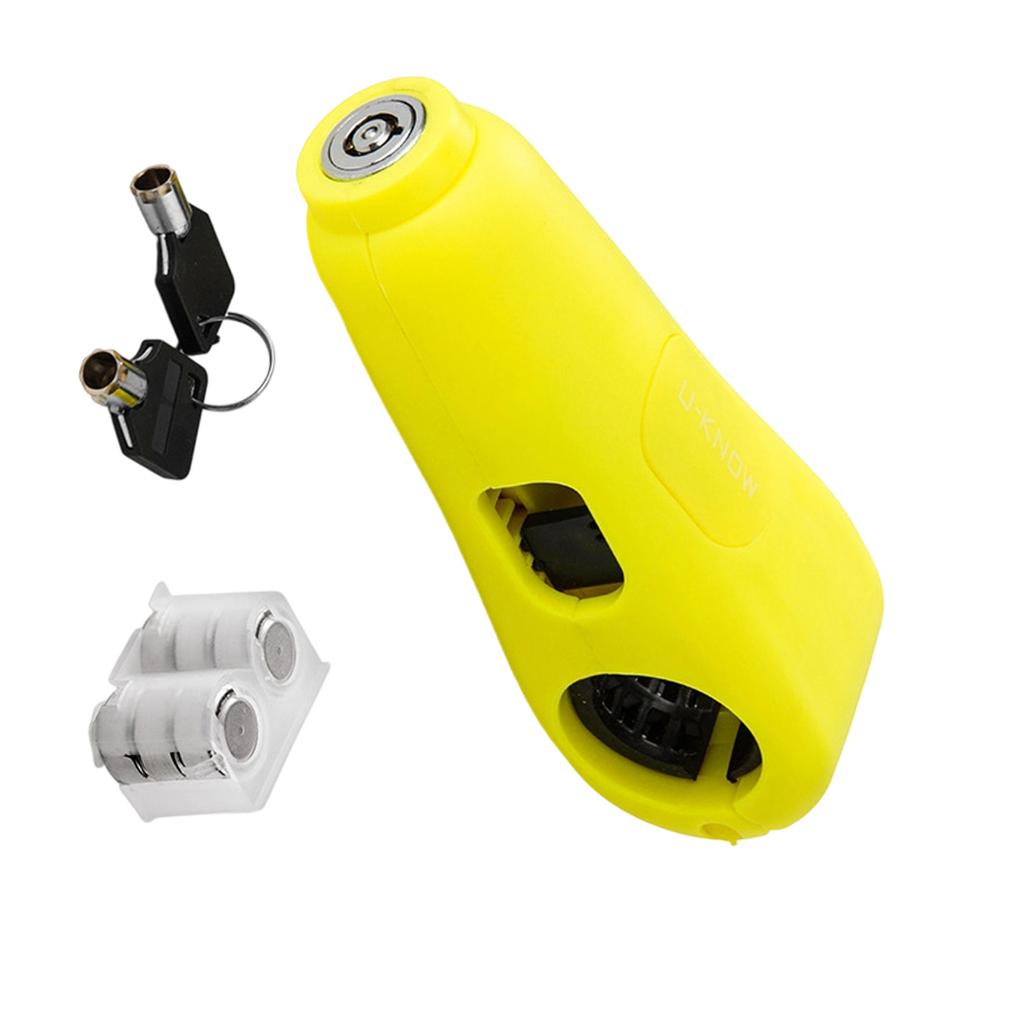 Motorcycles Lock Anti Theft for Motorbike Mopeds Scooters ATVs Dirt Bike Use on Grips Brake Handlebar