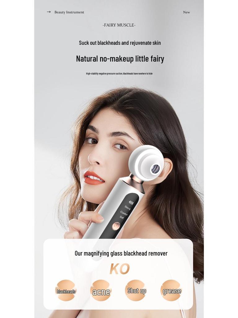 Electric Blackhead Remover: Visual Beauty Instrument for Pore Cleansing and Facial Suction